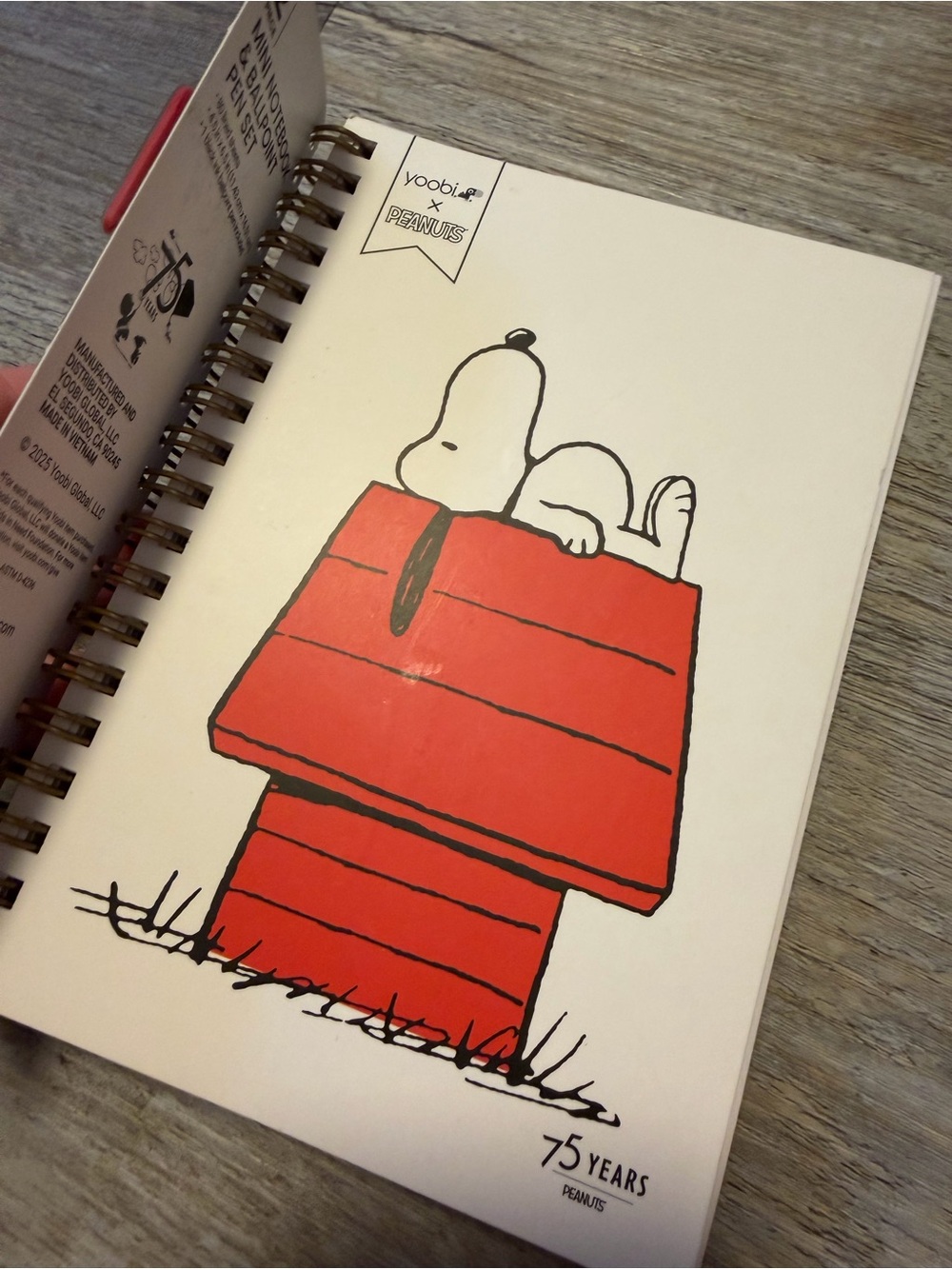 Peanuts x Yoobi Mini Notebook - Picture 4 of 5